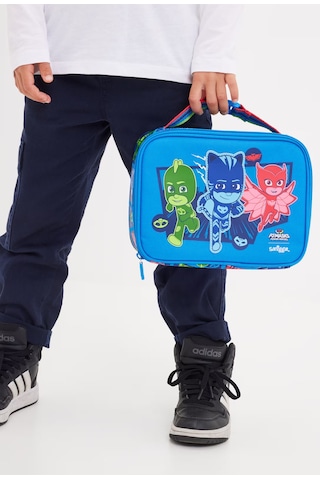 Smiggle Pj Masks Pija Maskeliler Isı Yalıtımlı Dikdörtgen Beslenme Çantası Mavi