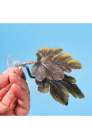 Elmpaly Xk4 Beta Balığı Aksesuarları Pvc Yapay Bitki Seti Emici Diskli Dekor Ve Saklanma