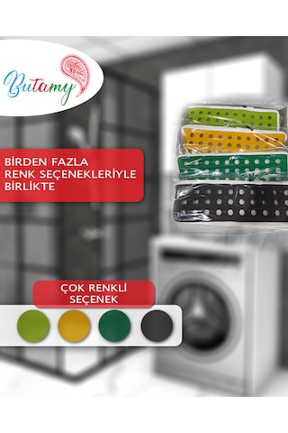 Silikon Tabanlı Çamaşır Makinesi Filesi Yeşil