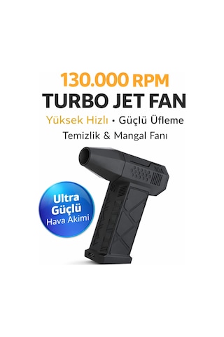 Senbang MRT26 130.000 RPM Turbo Jet Fan Yüksek Hızlı Elektrikli Temizlik ve Mangal Fanı