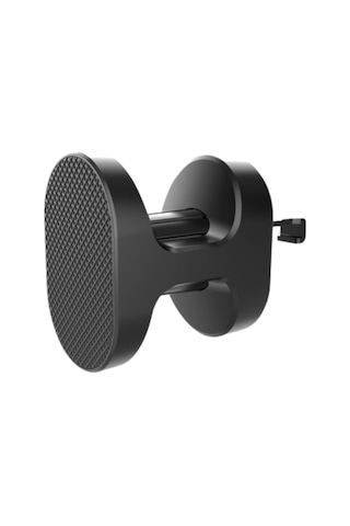 Basic Ch23 6x Güçlendirilmiş Mıknatıslı Araç Içi Telefon Tutucu - Oval Ve Kare Metal Plakalı - Siyah