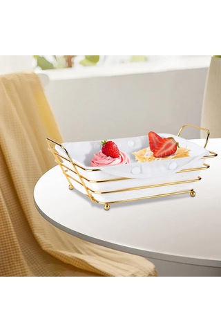 Suntek Tel Ekmek Sepeti Kolay Temizleme Demir Depolama Altın Altın Diğer