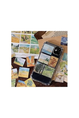 Katsushika Hokusai Temalı 45 Adet Sticker Seti, Bullet Journal İçin
