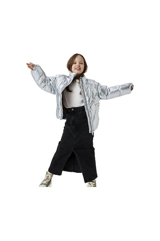 Name It Name İt Kids Nkfmisty Puffer Çocuk Günlük Mont 13233969-sılver Gri Gri