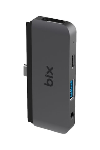 Bix BX16HB 4K HDMI Type-C Thunderbolt 3.0 Dönüştürücü Hub USB 3.5 MM AUX Çevirici