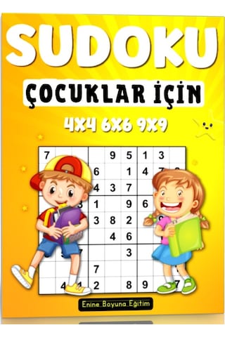Çocuklar İçin Sudoku Kitap Seti 3 Kitap 2063