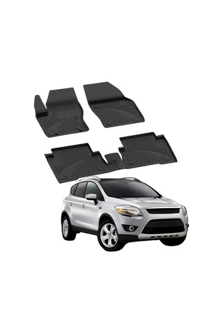 Sahler Ford Kuga İle Uyumlu 2013-2019 Araca Özel 4.5d Havuzlu Oto Paspas
