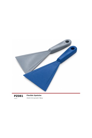 Fida Plastik Hamur Spatulası Esnek - Mavi