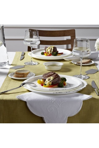 Eser-i İstanbul 12 Kişilik Yemek Takımı 55 Parça Sade