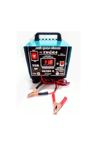 Tuğra Tgr30 Bakır 12volt 30 Amper Akü Şarj Cihazı Dijital