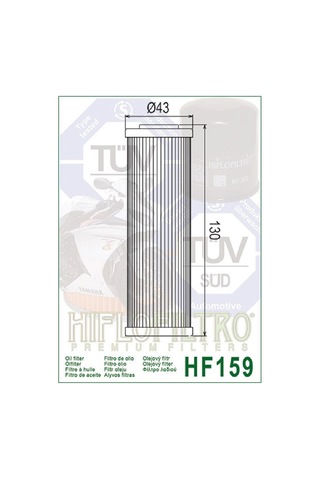 Hiflo Hf159 2021-2023 Ducati Multistrada V4 S Uyumlu Yağ Filtresi