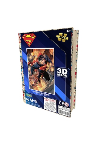 Prime 3d - Superman 300 Parça Puzzle 35622 - Metal Kutu