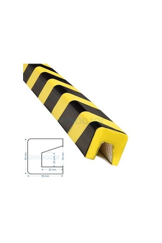 Puffyguard Profil Koruyucu V - Model V - 1 Metre 5x5cm Dış - 50x50x30x20x30mm