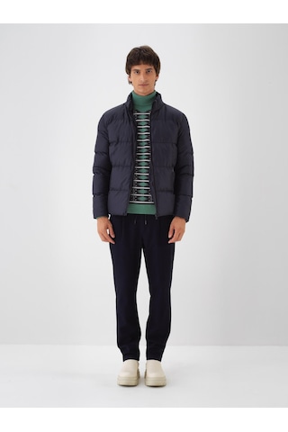 Lacivert Formunu Koruyan Regular Fit Mont 190540
