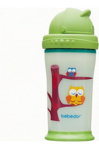 Bebedor Karanlikta Parlayan Pipetli Alıştırma Bardağı 240ML