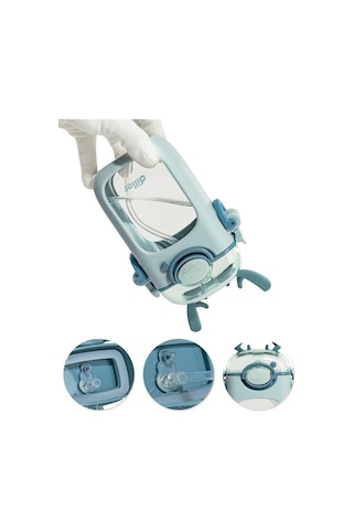 Diller Tritan Pipetli Matara 400 Ml - Yeşil Standart Yeşil
