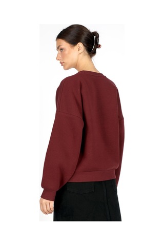 Lee Cooper Tila Kadın O Yaka Sweatshirt Bordo-20061-bordo Bordo