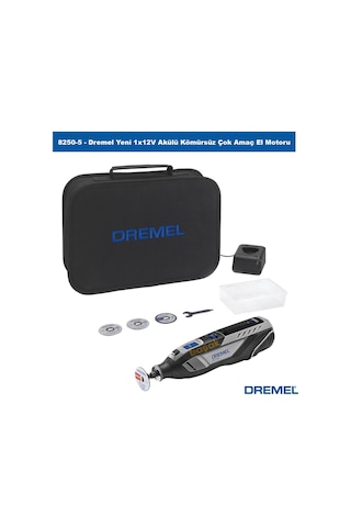 Dremel 8250-5 Yeni 1x12v Akülü Kömürsüz Çok Amaç El Motoru F0138250ja