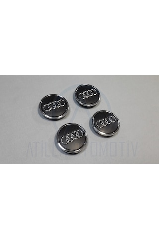 4 X Audi A3 8P 8V 2003-2013 Çelik Jant Göbegi 68Mm Takim Siyah 377522391