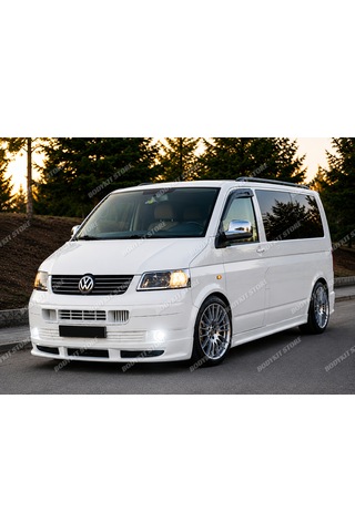 Volkswagen Transporter T5 2004-2010 Uyumlu Ön Tampon Eki T5 Ön Karlık - Boyasız - Fiberglass - Açıklamayı Okuyun