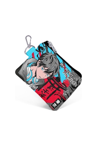 Coral High Siyah Mavi Anime Bozuk Para Cüzdanı - Erkek Çocuk Çok Renkli