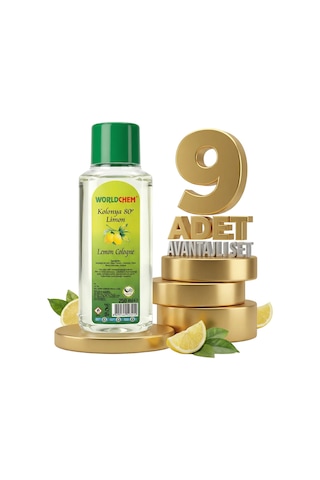 Worldchem Limon Kolonyası 9x250 Ml