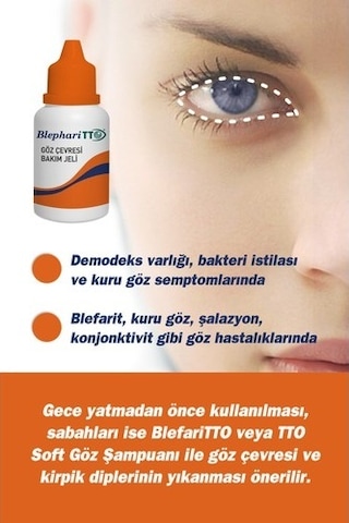 Tto Blefaritto Göz Çevresi Jeli 20ml