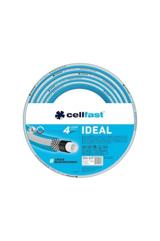 Cellfast Ideal 4 Katmanlı Bahçe Sulama Hortumu 3/4" 50 M
