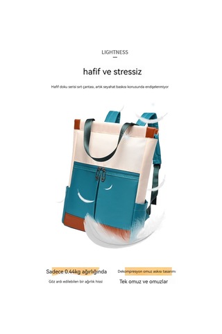 Oloey Kadın Sırt Çantası Suda Oxford Kumaş El Sırt Çantası1 Haki