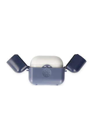 Newface Airpods Uyumlu 3 3.nesil Basmalı Kılıf Csmtex - 33 - Mavi-lacivert