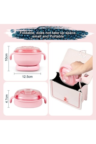 Sones 100w 400ml Ağda Isıtıcı Katlanabilir Silikon Tüy Alma Ağda Makinesi Ab Fişi 220v