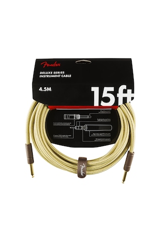 Fender Deluxe Series Instrument Cable Tweed - 4.5 Metre Enstrüman