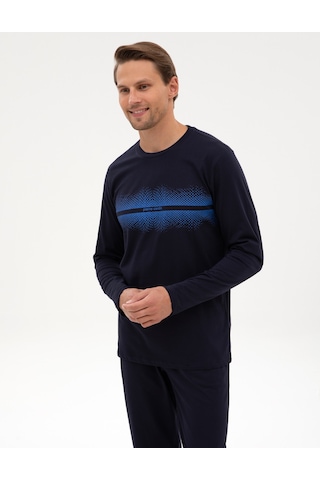 Pierre Cardin Erkek Lacivert Pijama Takım 50322634-200 Lacivert