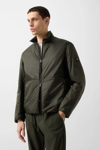Bogner Kent Lüks Fonksiyonel Stil Hafif Erkek Mont Yeşil
