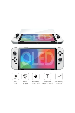 Nintendo Switch Oled Ekran Koruyucu Temperli Cam Filmi