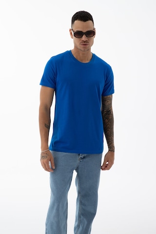 Erkek Pamuklu Kumaş Regular Fit Kesim Bisiklet Yaka T-shirt