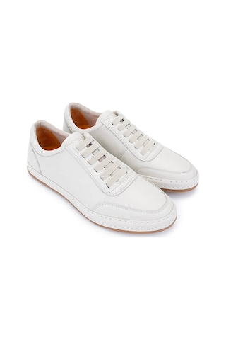Tamer Tanca Erkek Hakiki Deri Bej Sneakers & Spor Ayakkabı 128 265530 Erk Ayk Y25 Bej Dr Bej