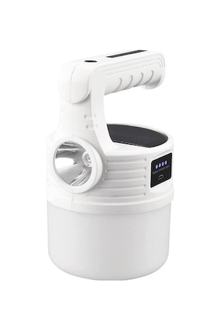 Zauss 300w 10 Modlu Güneş Enerjili Solar Aydınlatma Kamp Çadır Mavi