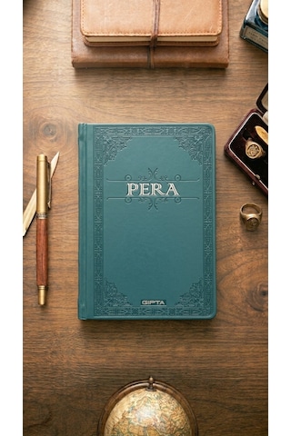 Pera 17x24 Çizgisiz Deri Kapak Ciltli Defter Model 3 Çok Renkli