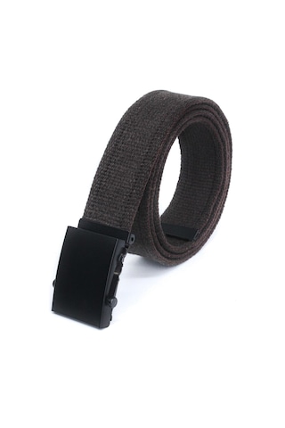 Siyah Tokalı Kolon Kemeri 4cm Unisex Kahverengi