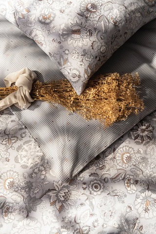 Puffy Arni Çift Kişilik Polycotton Nevresim Takımı - Gri Gri