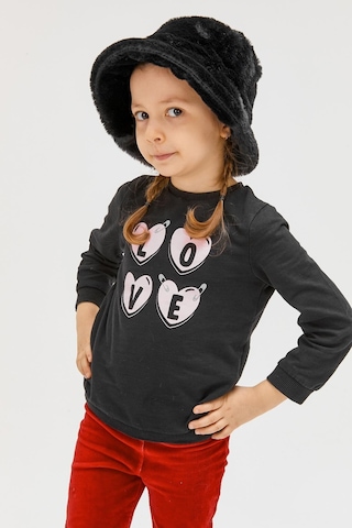 Benitto Kids Benittokids Kız Çocuk Peluş Bucket Şapka 7001-siyah