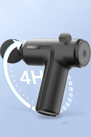 Earldom V6 6 Seviyeli 4 Değişir Başlıklı Kablosuz Masaj Aleti - Siyah 378109 Siyah