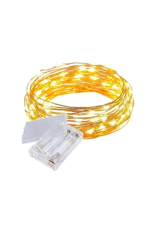 Led Işık 5 M Gün Işığı 3 Pilli Dekor Lambası Ledli