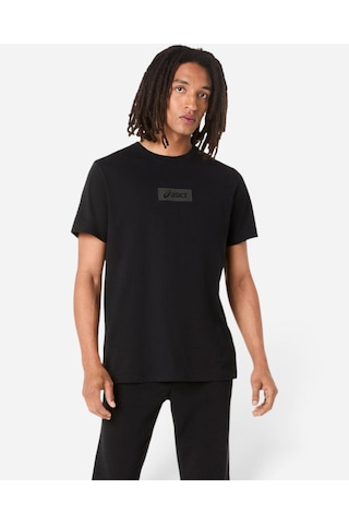 Asics Asıcs Chest Logo Tee Erkek Siyah Kısa Kollu Tshirt 2031f333-001