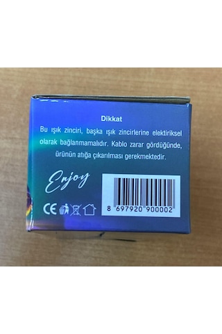 Orbus 10 Metre Renkli Top Işık 100 Ledli Usb'li Yılbaşı Süsü