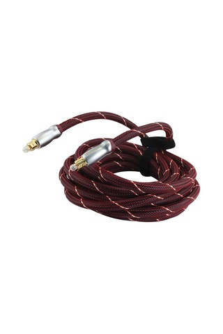 Powermaster Optik Kablo 5Metre Örgülü Metal Kutulu