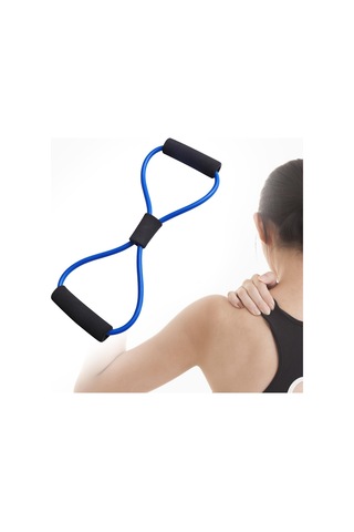 Dolıty 8 Şekilli Direnç Bandı Elastik Halat Ev Mavi Mavi