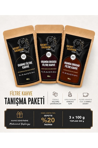 Filtre Kahve Tanışma Paketi 3x100 Gr Filtre Kahve Tanışma Paketi 3x100 Gr