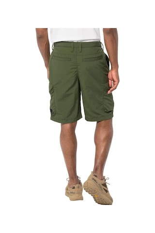 Jack Wolfskin Kalahari Cargo Erkek Şort Haki Siyah